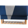 Bespoke Fabric Covered Storage Bench With Shoe Shelf, thumbnail 5 of 11