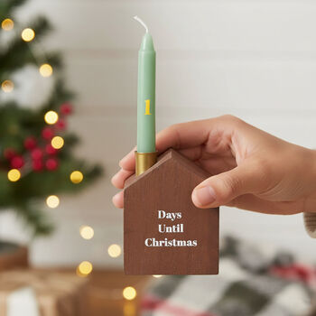 Christmas Advent Calendar Candle Set With 24 Candles, 3 of 7