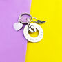 Footprints And Angel Wings Forever Loved Keyring, thumbnail 6 of 10