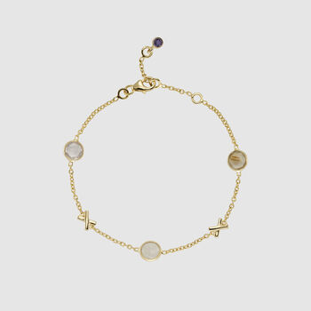Miramar Gold Gemstone Good Health Bracelet, 2 of 4