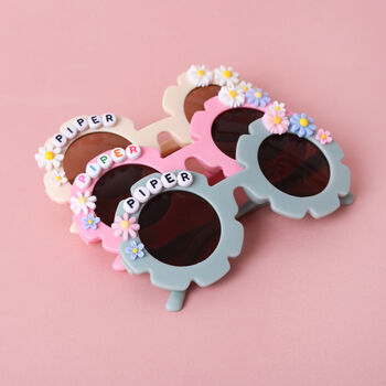 Personalised Children's Flower Sunglasses, 4 of 12