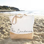 Personalised Handwritten Type Beach And Shopping Bag, thumbnail 4 of 6