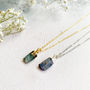 Personalised Sapphire September Birthstone Necklace, thumbnail 2 of 7