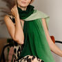 Personalised Ombre Gradient Cashmere Blend Scarf, thumbnail 3 of 12