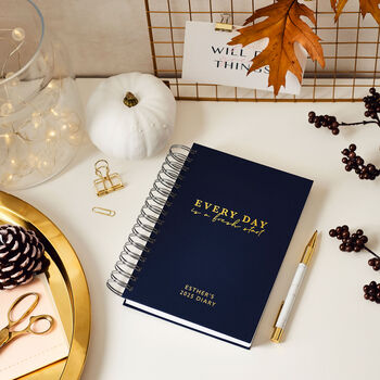 Personalised Fresh Start 2025 Daily Diary, 10 of 10