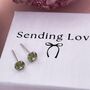 August Birthstone Earrings Gift, thumbnail 1 of 9