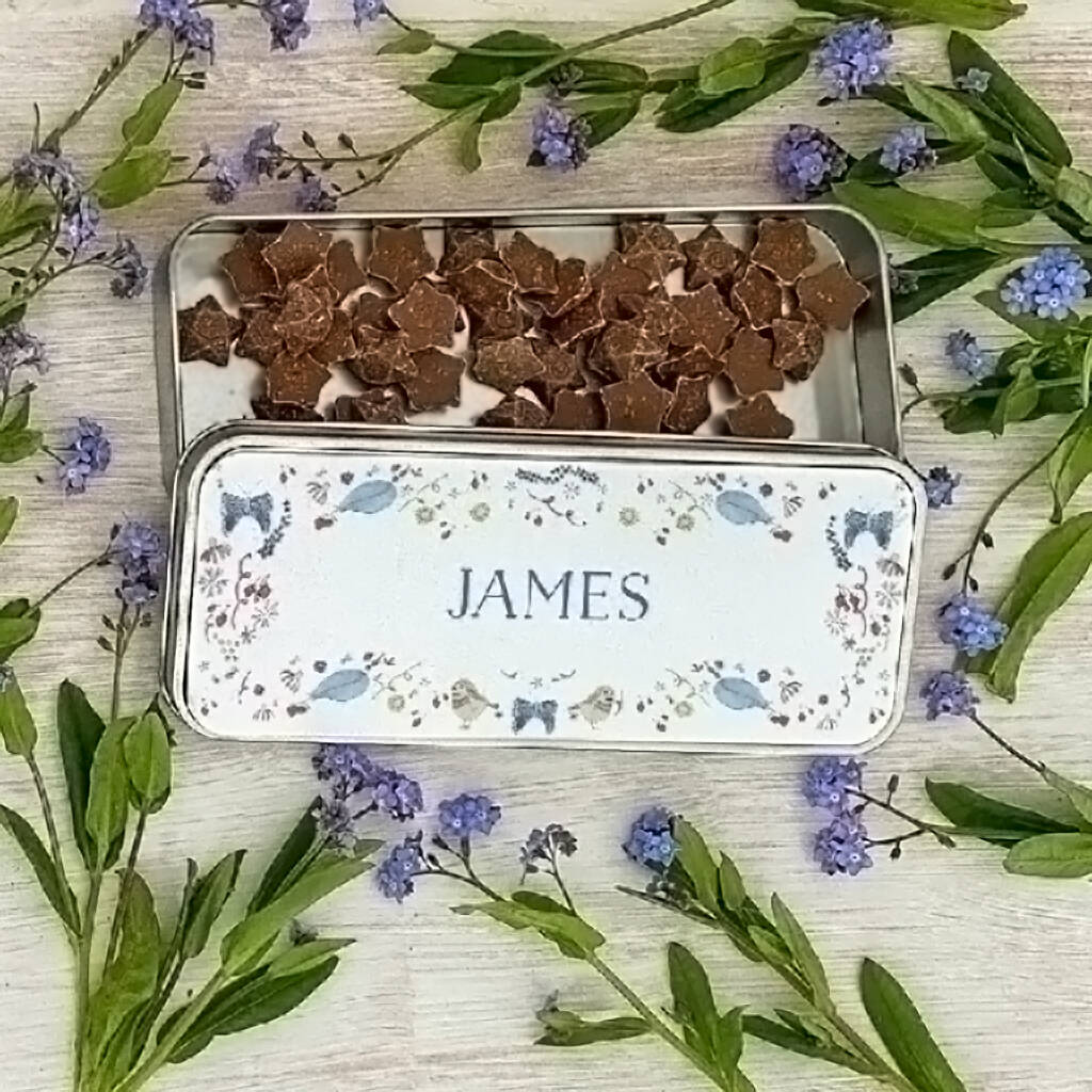Personalised Page Boy Chocolate Tin