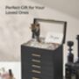 Six Layer Jewellery Box Glass Lid Organiser, thumbnail 6 of 7