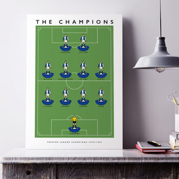 Blackburn Rovers Champions 94/95 Poster, 4 of 8