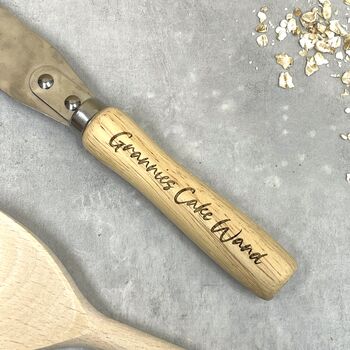 Personalised Wooden Handled Cake Knife, 4 of 5