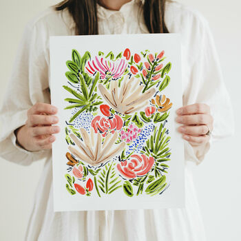 Paradise Florals Art Print, 2 of 4