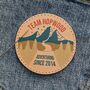 Personalised Leather Patch Adventuring Since, thumbnail 2 of 2