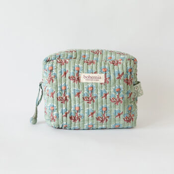 Posie Washbag, Duck Egg, 2 of 4