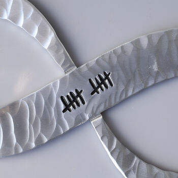 10th Anniversary Gift Aluminum Infinity Sculpture, 5 of 11