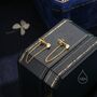 Sterling Silver Cz With Chain Ear Jacket, thumbnail 6 of 11
