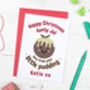 Little Pudding Personalised Christmas Card, thumbnail 3 of 5