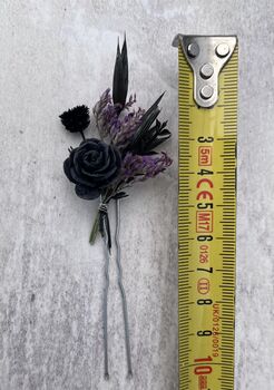 Black Gothic Hair Pins, 2 of 5