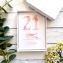 Personalised 21st Birthday Card In Pink, thumbnail 10 of 11