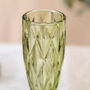 Green Diamond Elegant Champagne Flutes, thumbnail 5 of 8