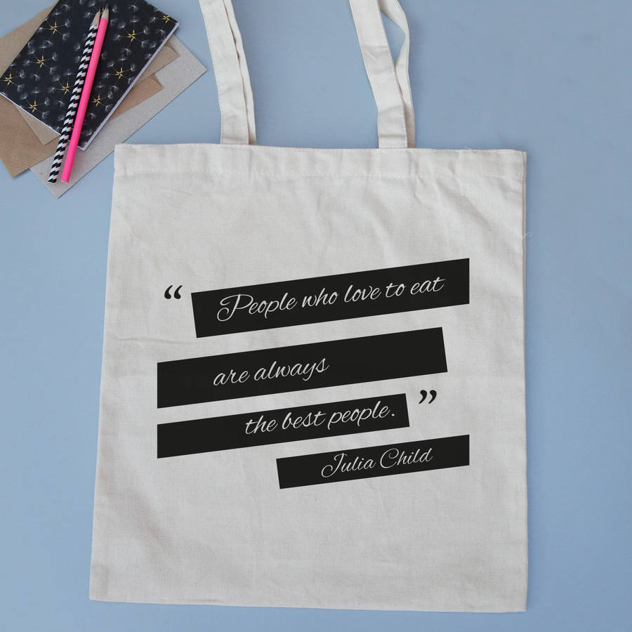 Personalised Quote Tote Bag By So Close | notonthehighstreet.com