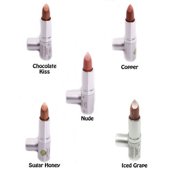 'Nude Brown' Organic And Vegan Lipstick, 2 of 7