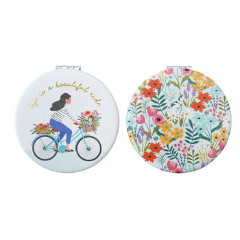 'Life Is A Beautiful Ride' Compact Mirror, 5 of 6
