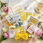 Sunshine Birthday Gift Box, Cosy Summer Self Love Spa Care Package, Hug In A Box, thumbnail 1 of 11