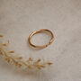 Personalised Initial Open Stacking Ring In Silver Or Gold, thumbnail 8 of 10