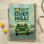 Land Rover Age Birthday Card For Men In Their 40s, thumbnail 1 of 3