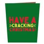 Have A Cracking Christmas! 3D Pop Up Funny Xmas Card! Cheeky And Silly Xmas Card For Him And Her, thumbnail 3 of 10