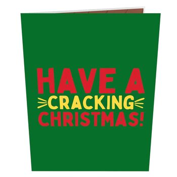 Have A Cracking Christmas! 3D Pop Up Funny Xmas Card! Cheeky And Silly Xmas Card For Him And Her, 3 of 10