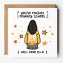 Customisable 2026 School Leavers Card For Girls, thumbnail 8 of 8