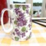 Cream Jug In Ditsy Violet Design, thumbnail 5 of 8