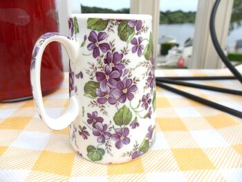 Cream Jug In Ditsy Violet Design, 5 of 8