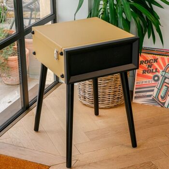 Retro Record Player On Legs With Bluetooth And Radio, 5 of 11