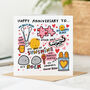 Happy Anniversary Card, thumbnail 1 of 4