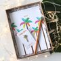 Tropical Palm Tree Stationery Gift Set, thumbnail 1 of 10