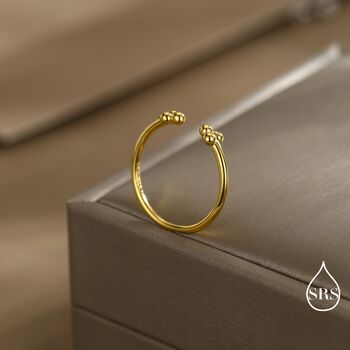 Sterling Silver Three Dot Ring, 5 of 12