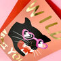 Valentines 'Wild About You' Gold Foiled Card, thumbnail 2 of 4