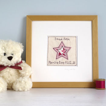 Personalised Girls Naming Day Or Christening Card, 4 of 12