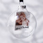 Personalised Photo Baby's First Christmas Bauble, thumbnail 1 of 3