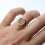 Scalloped Disc Ring, thumbnail 2 of 3