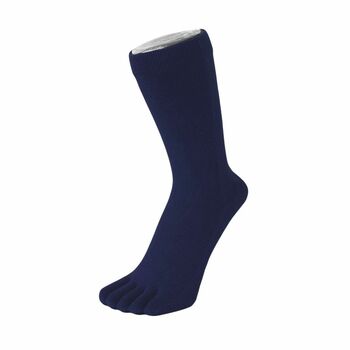 Essential Everyday Mid Calf Cotton Toe Socks, 9 of 11
