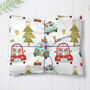 Christmas Cars Wrapping Paper Roll Or Folded, thumbnail 1 of 2