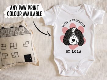 Cockapoo Name Baby Onesie, 4 of 6