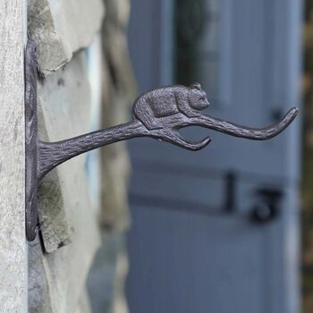 Cast Iron Bear Garden Bracket, 2 of 3