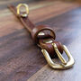 Small Leather Dog Collar, thumbnail 2 of 4