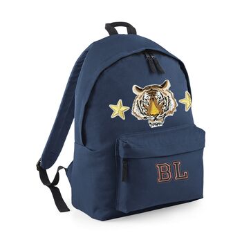 Personalised Starry Tiger Backpack, 6 of 9