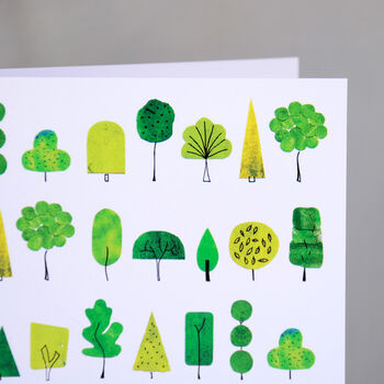 Nature Trees Birthday Card, 8 of 12