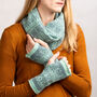 Cosy Wool Fingerless Mittens, thumbnail 1 of 8